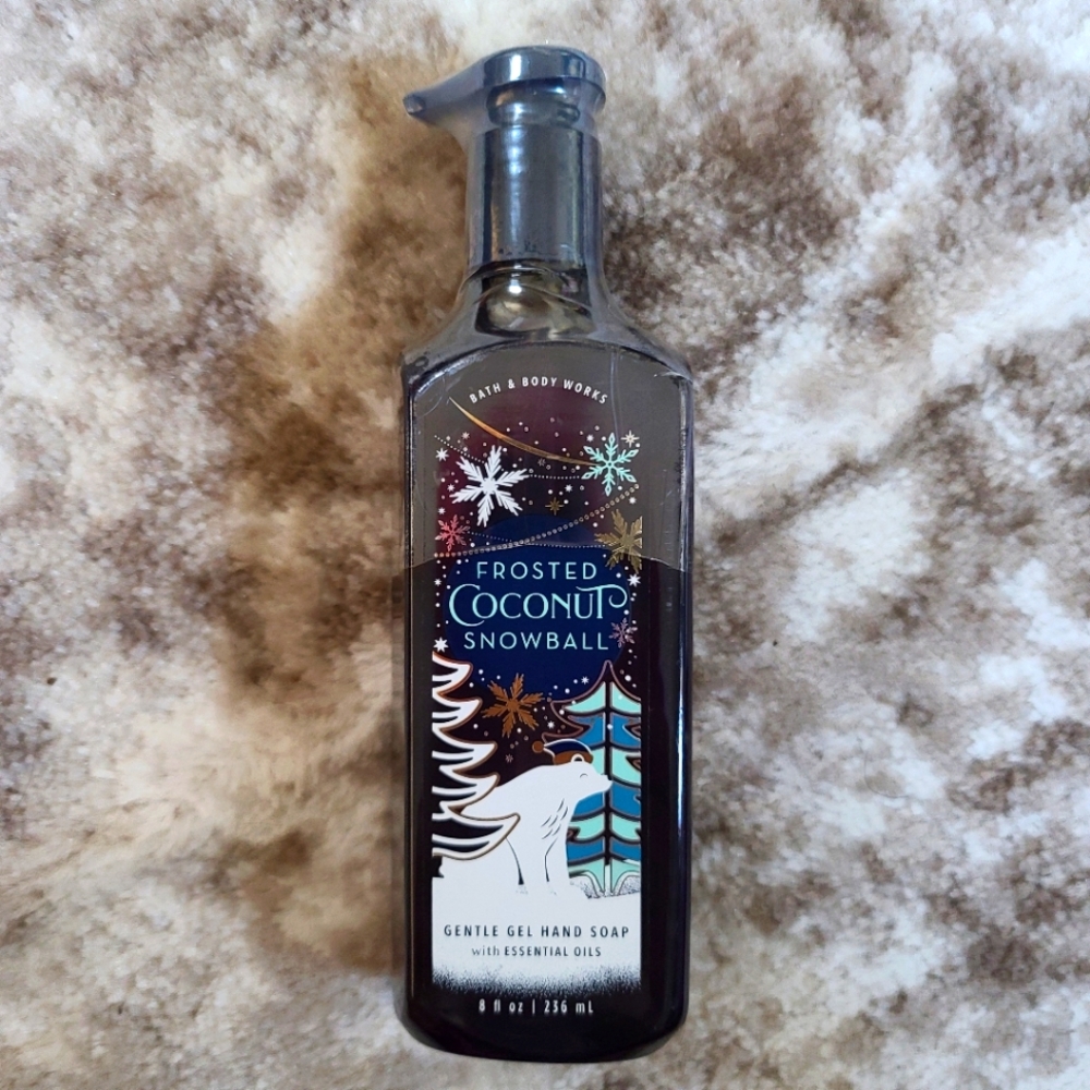 Frosted Coconut Snowball Gel Hand Soap BBW